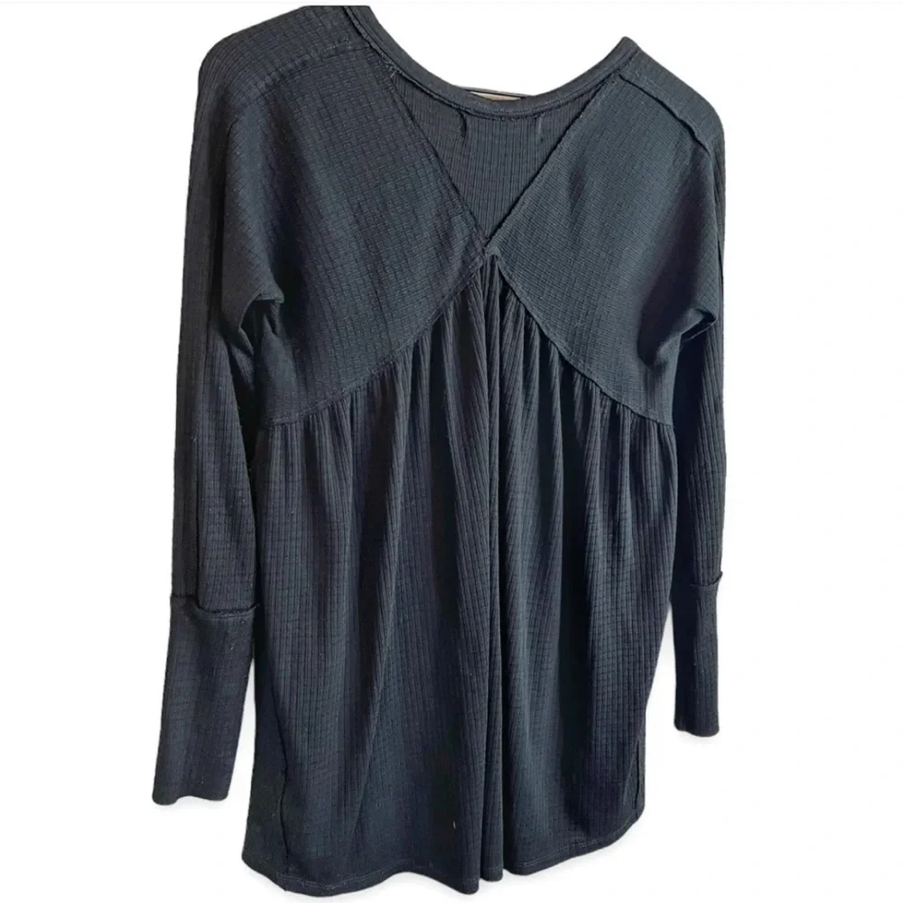 Free People We the Free Citrine Textured Top